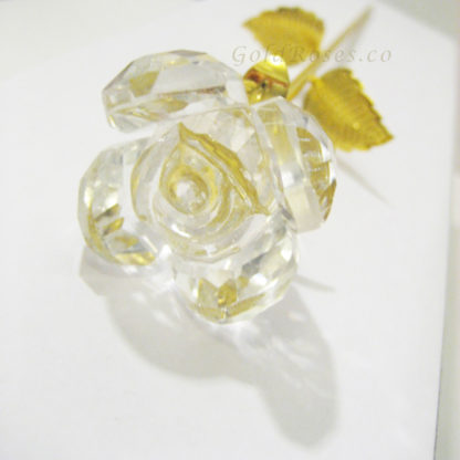 Clear Crystal Rose Front