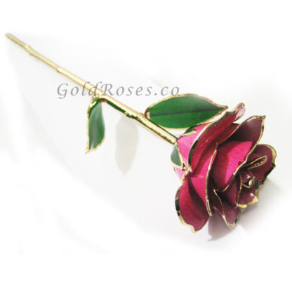 Pink Gold Rose Left Side